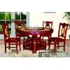 家富源木業(yè) 實(shí)木餐桌椅整套6張椅子一張桌子臺面大理石制作