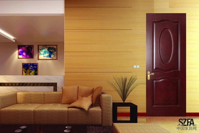 柚木封閉漆實(shí)木復(fù)合門MPC-01場景圖 柚木封閉漆實(shí)木復(fù)合門MPC-01場景圖