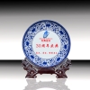 青花瓷紀(jì)念盤，景德鎮(zhèn)陶瓷工藝圓盤廠家