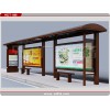 精致新型仿古候車亭批發(fā)，不銹鋼閱報欄