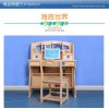 松堡王國 北歐松木學習桌 青少年兒童環(huán)保家具兒童房