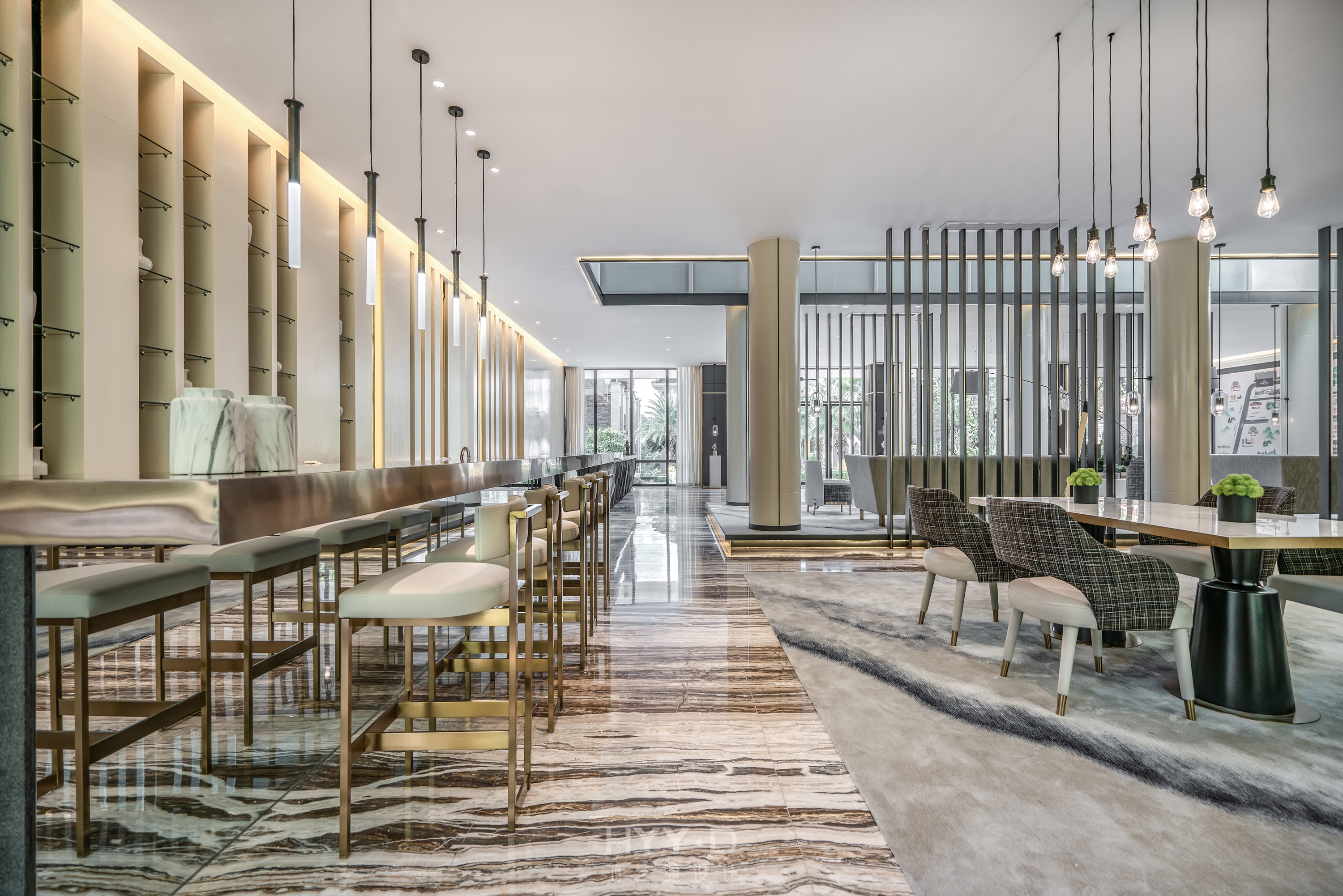 鴻藝源設(shè)計-碧園香檳小鎮(zhèn)售樓處