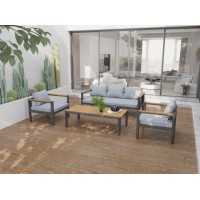 瑞奇麗現(xiàn)代簡約戶外沙發(fā)組合 室外陽臺(tái)休閑沙發(fā)四件套